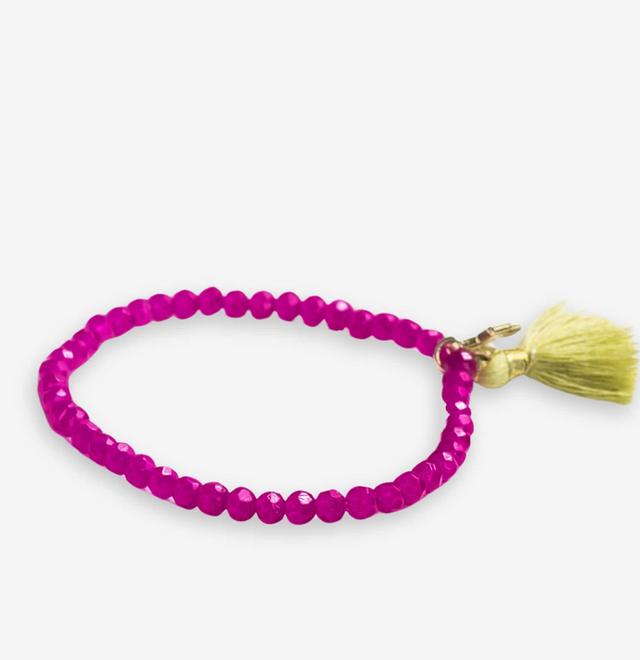Ink & Alloy Fuchsia/Gold Bracelet Ink & Alloy Fuchsia/Gold Bracelet