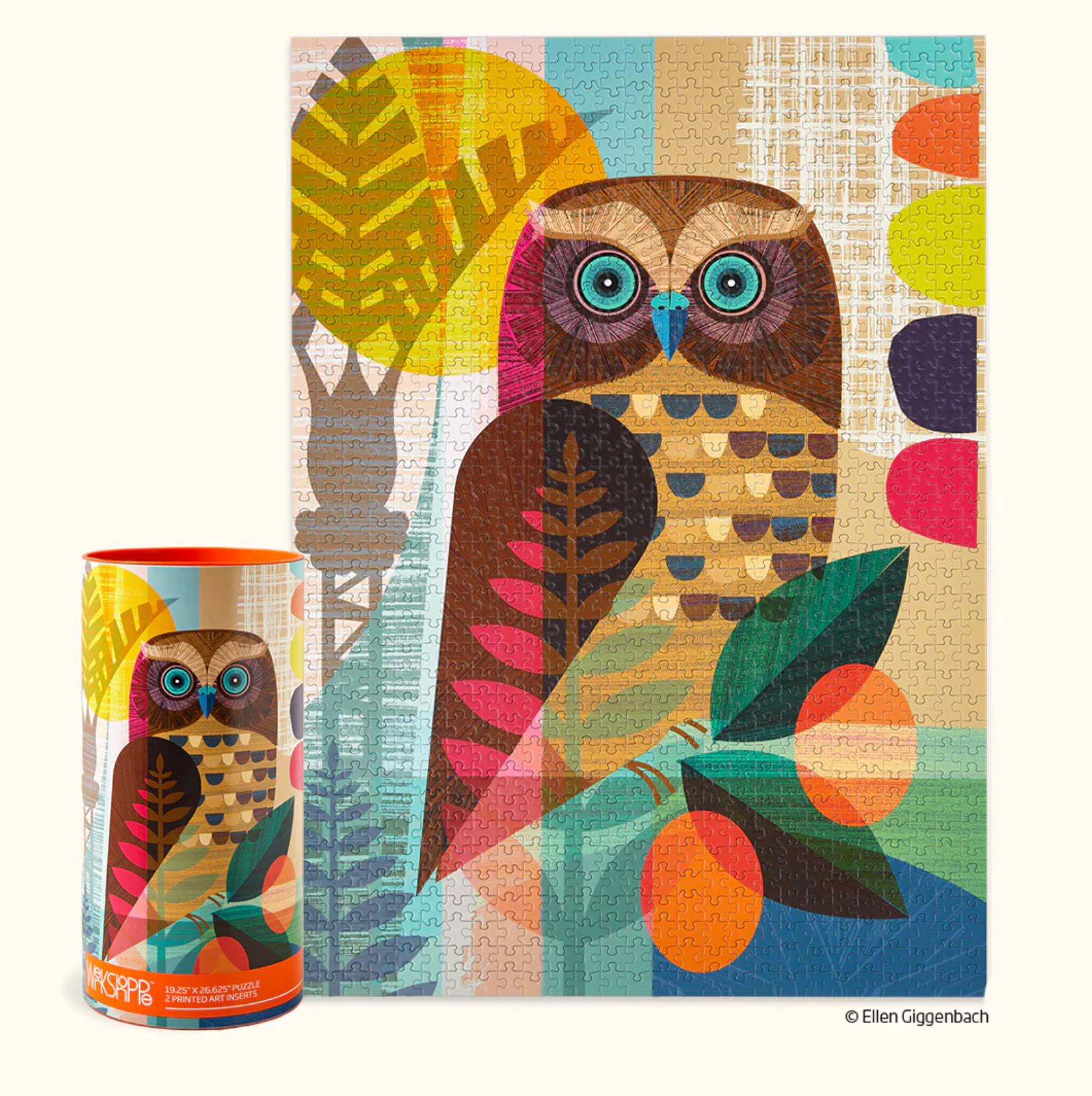 Ruru♔ Ruru Owl 1000 Piece Puzzle | The Bungalow Inc.